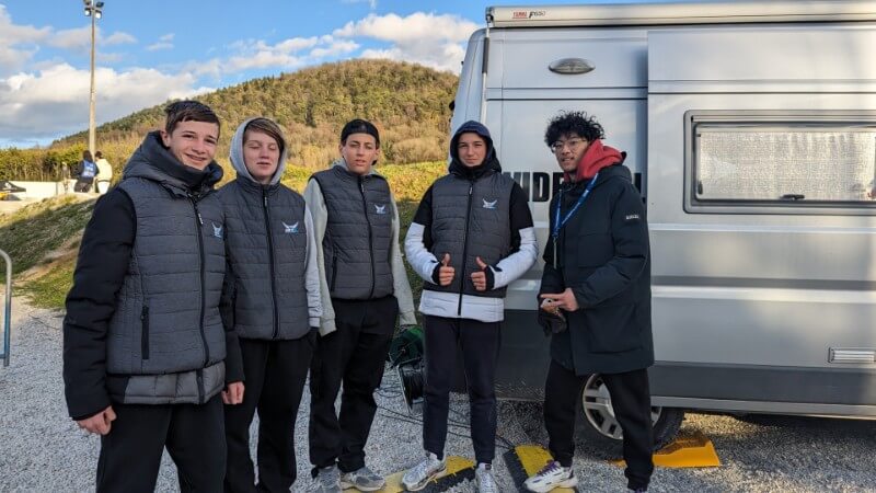 Notre équipe de cadreurs de la coupe de France de BMX